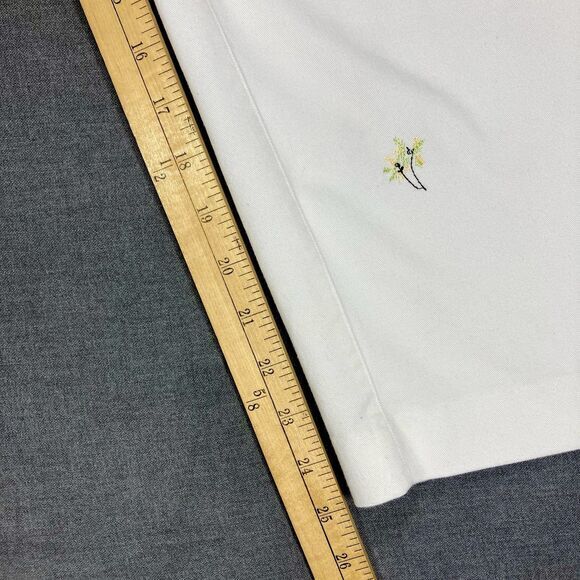 Drapers & Damons Pants Womens 16 White Artwork Embroidered Stretchy Casual Chic - Picture 13 of 16